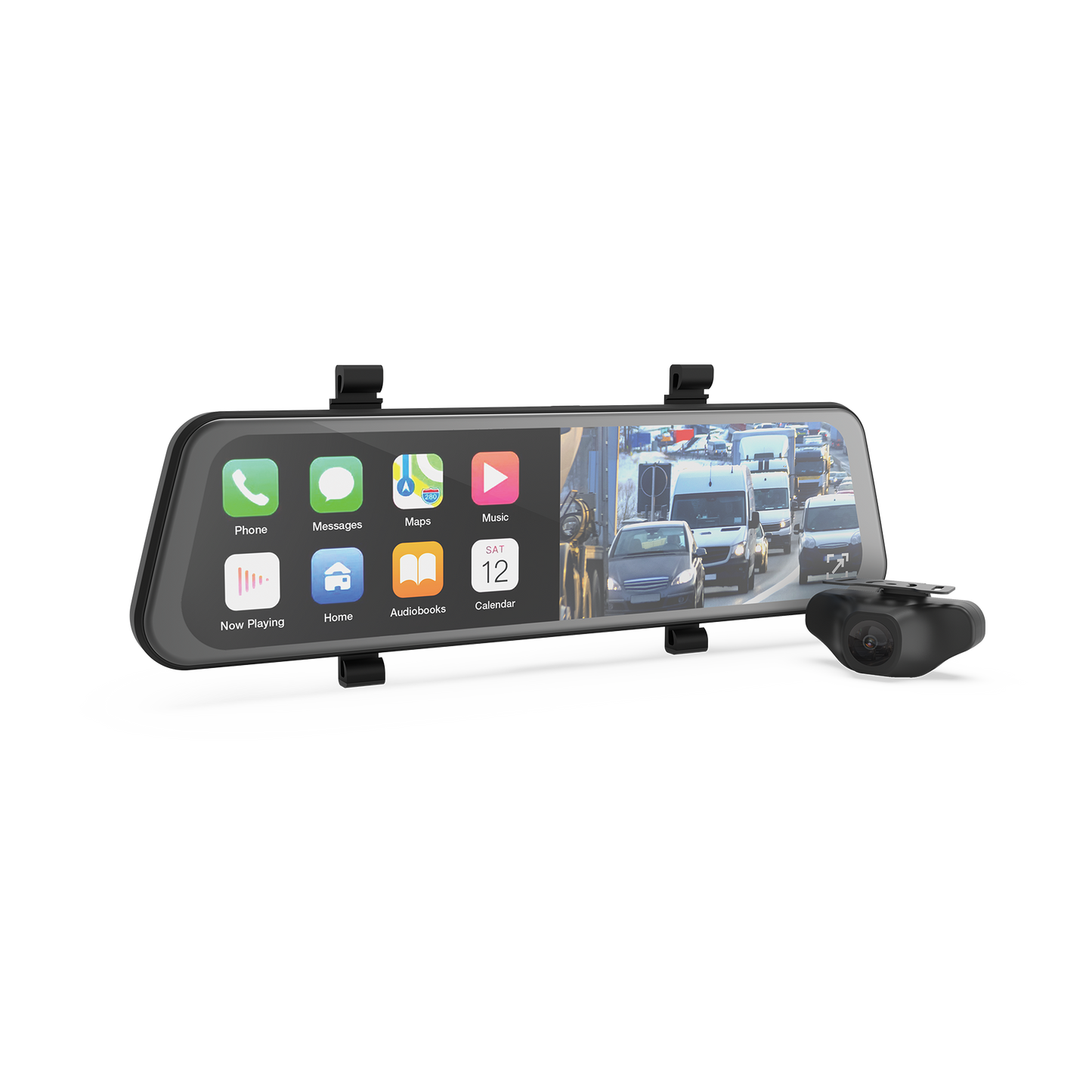 9.66” Touch Screen DVR Mirror Monitor with Smart Display