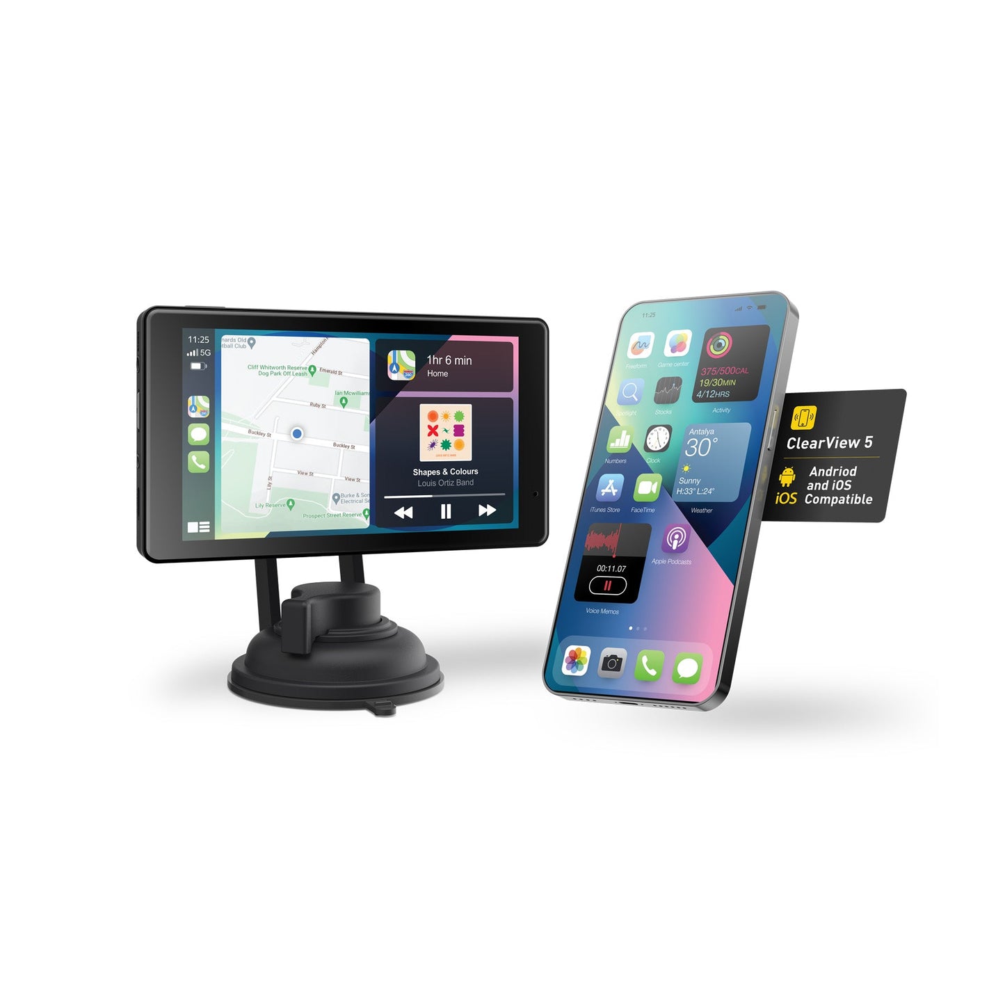 Smart Screen Monitor with Front Dash Camera