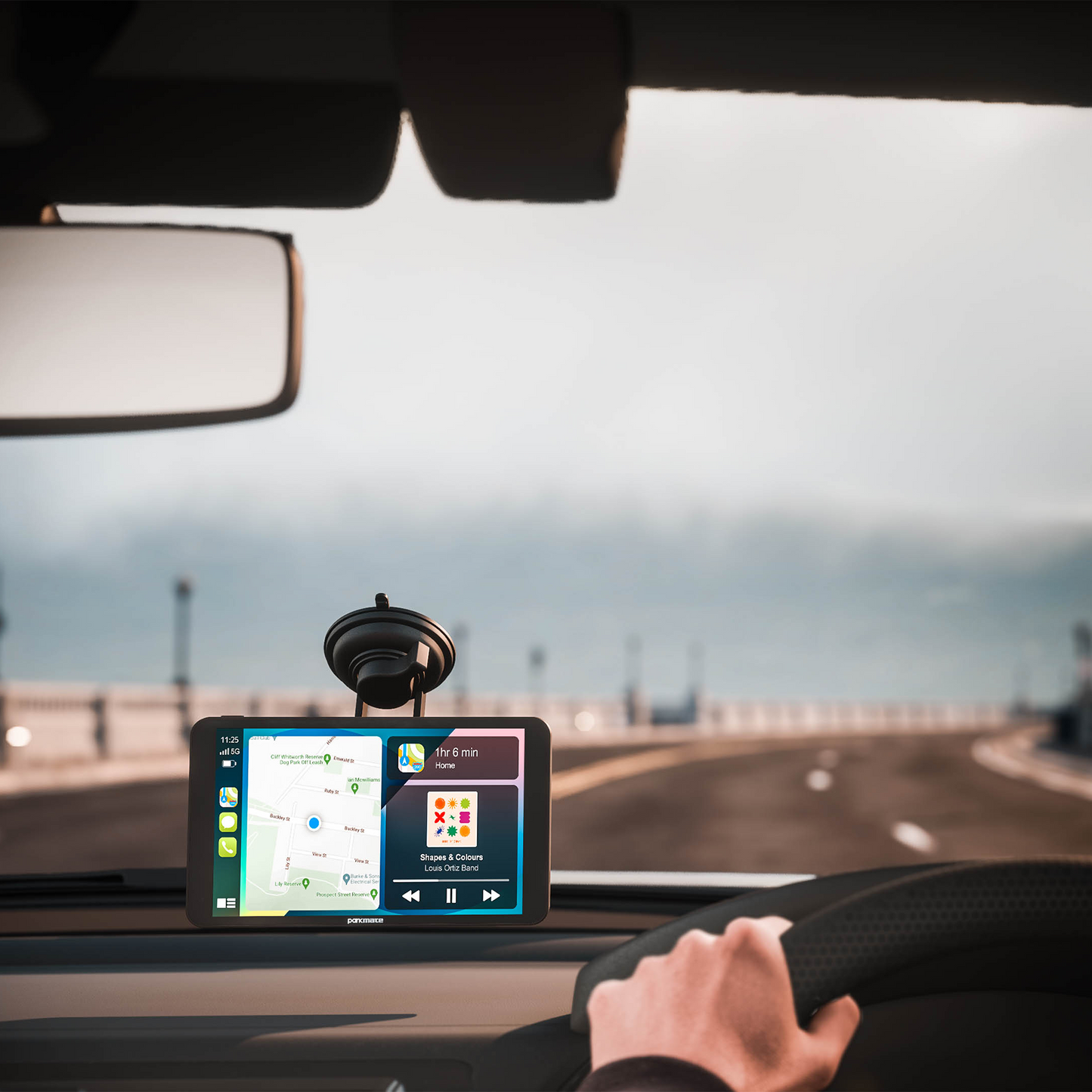 Smart Screen Monitor with 2-Channel Dash Camera