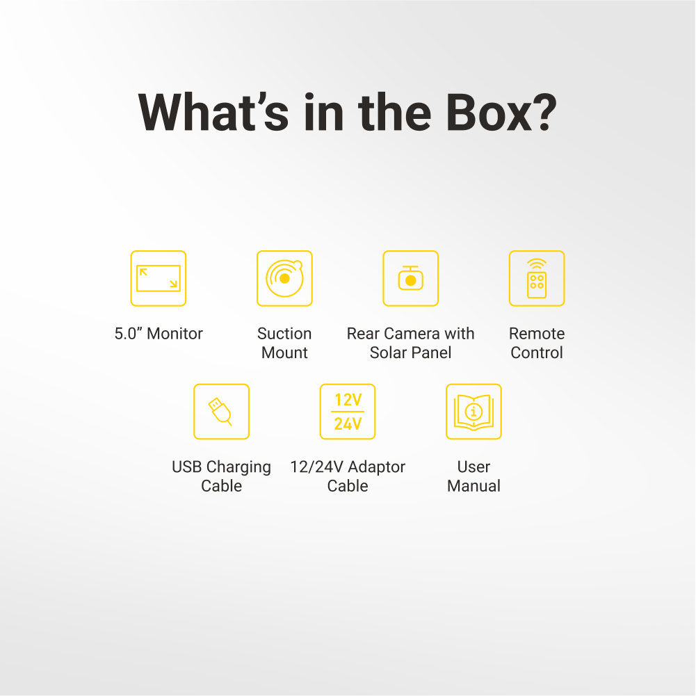 5.0” Wireless Monitor & Solar Powered Camera Package