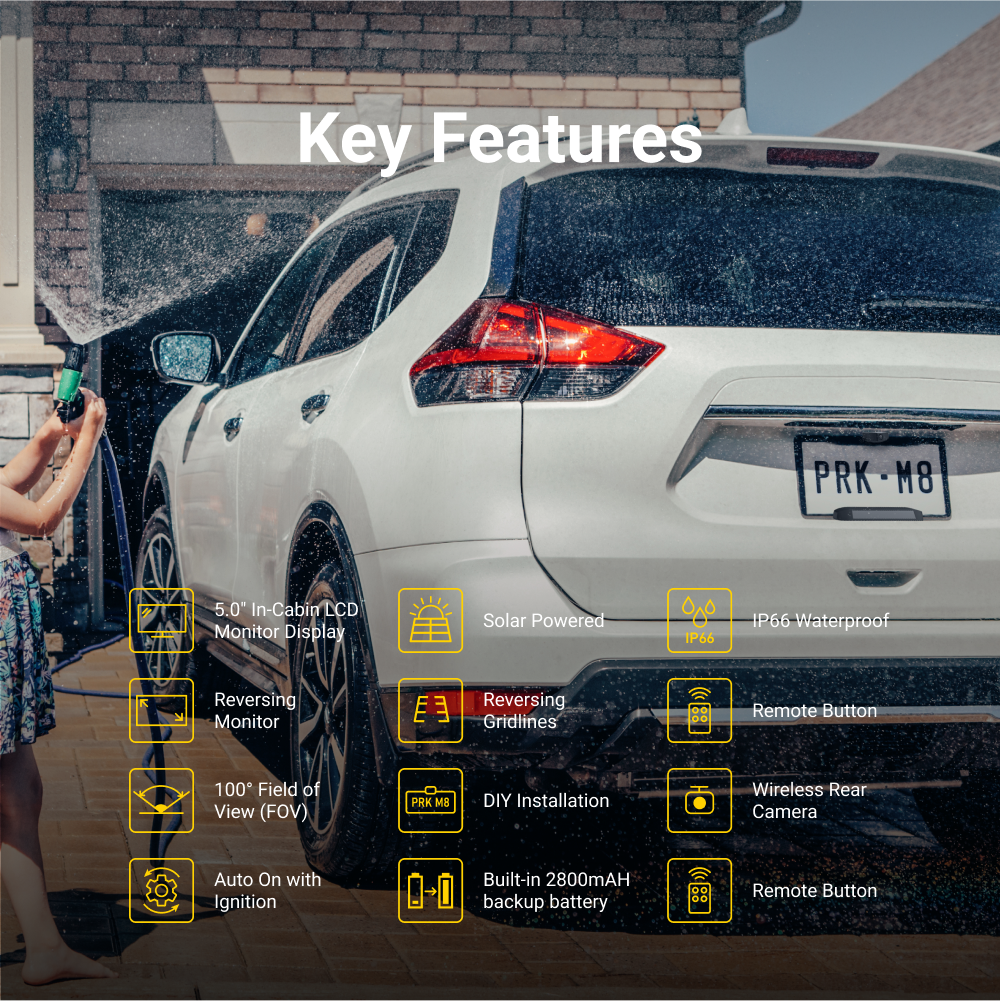5.0” Wireless Monitor & Solar Powered Camera Package