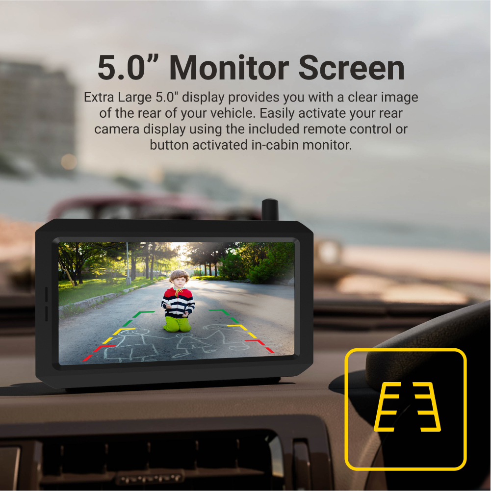 5.0” Wireless Monitor & Solar Powered Camera Package