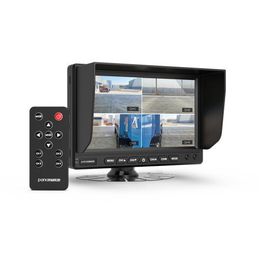 7.0" AHD QUAD DISPLAY MONITOR PACK 4 CAMERA INPUT INCLUDING AHD CAMERA WITH 10M CABLE